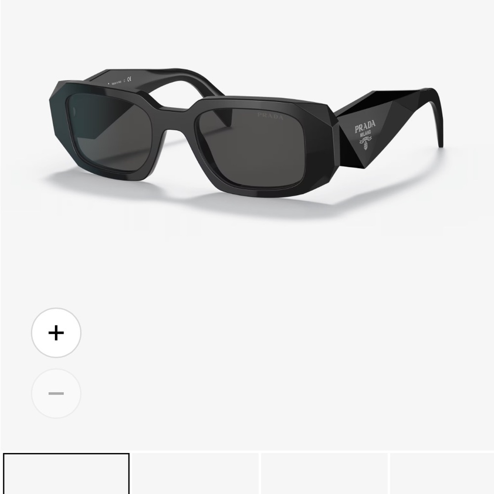 Prada Angular Black Sunglasses